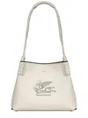 Etro Braided Handle Structured Shoulder Bag In White