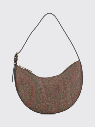 Etro Shoulder Bag Woman Color Multicolor In Brown