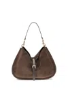 Etro Women Crossbody Pony Xl Suede In Multi