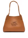 Etro Small Libra Shoulder Bag In Brown