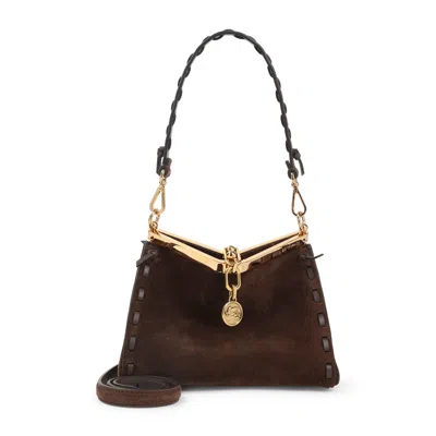 Etro Shoulder Bags Brown In White