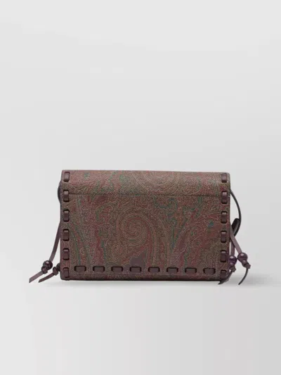 Etro Shoulder Bags Featuring Paisley Pattern And Adjustable Strap