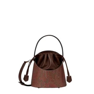 Etro Shoulder Bags Woman  - Bucket Saturno M Arnica And Leather - Multicolor