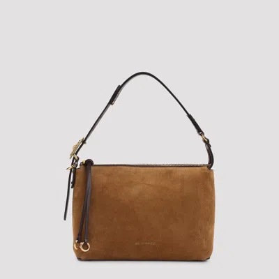 Etro Shoulder Hobo Handbag In Suede 21cm X 15cm X 9cm In Brown