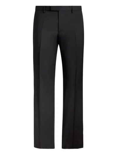 Etro Side-band Trousers In Blue