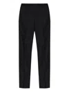 Etro Side-pockets Trousers In Black