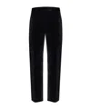 Etro Patterned-jacquard Slim-cut Jeans In Black
