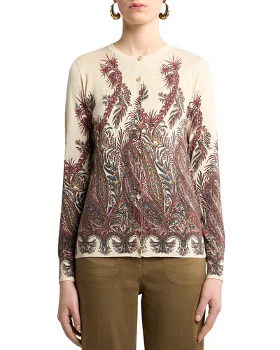 ETRO SILK & CASHMERE CARDIGAN