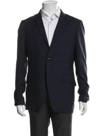 Pre-owned Etro Silk Blazer In Blue