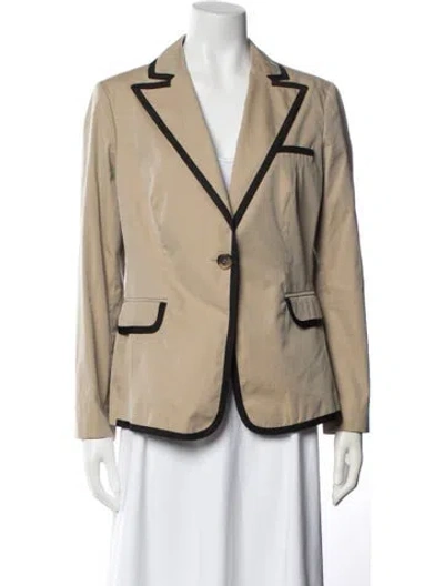 Pre-owned Etro Silk Blazer In Neutral