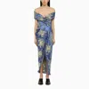 Etro Off-the-shoulder Printed Midi Dress