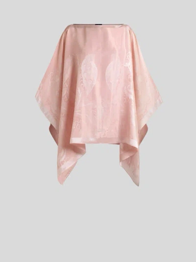 Etro Paisley-jacquard Cape Top