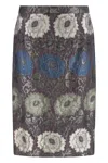 Etro Silk Blend Skirt In Multi
