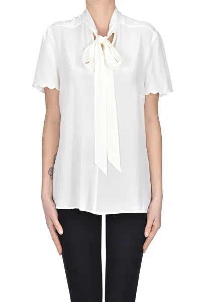 Etro Silk Blouse In White