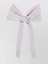Etro Silk Choker With Printed Polka Dots