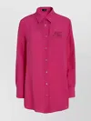 Etro Silk Crèpe De Chine Shirt With Pegasus Embroidery