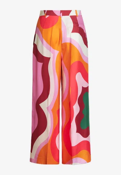 Etro Silk Culotte Pants