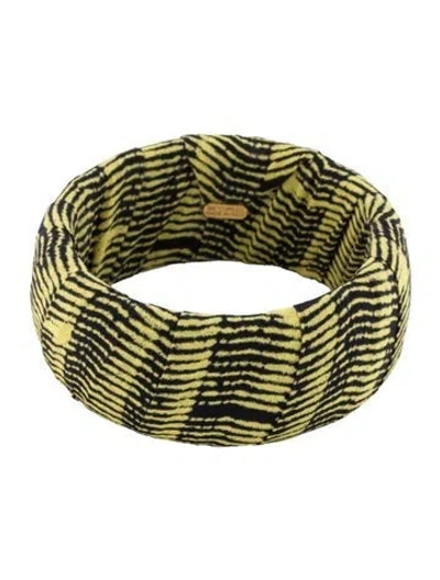 Pre-owned Etro Silk Effect Bangle Bracelet, 7.75" In Multi