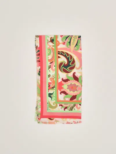 Etro Silk Foulard In Multi