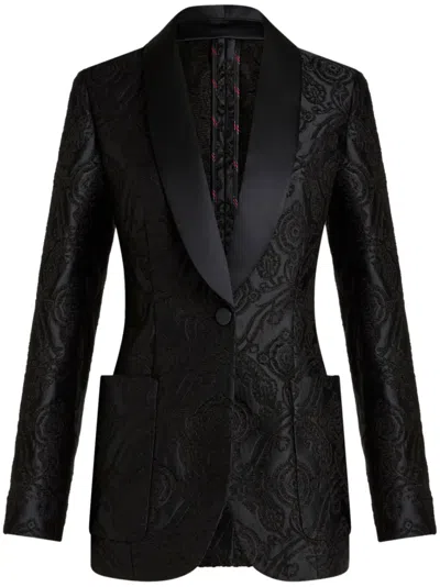ETRO SILK JACQUARD BLAZER
