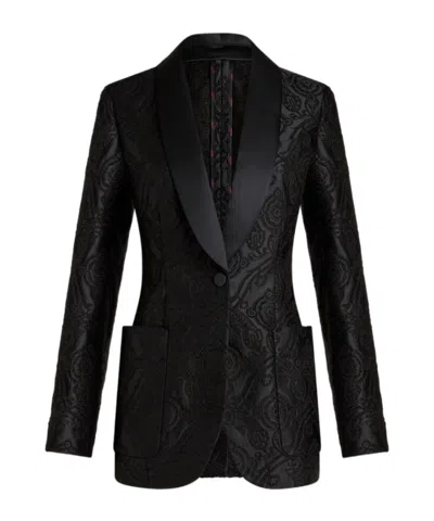 ETRO SILK JACQUARD BLAZER
