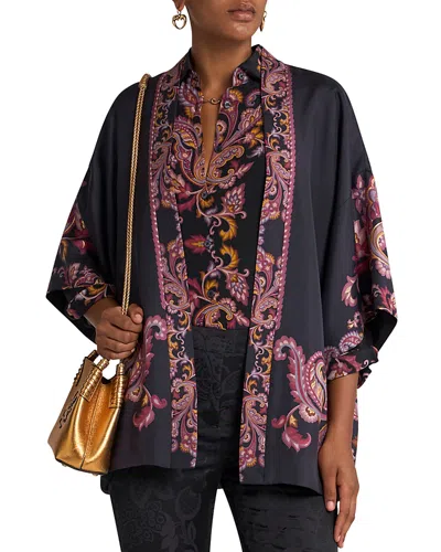 ETRO SILK KIMONO JACKET