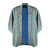 Etro Women's Paisley Print Open Front Jacket In Multicolor