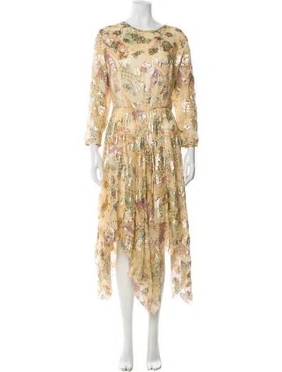 Pre-owned Etro Silk Long Dress