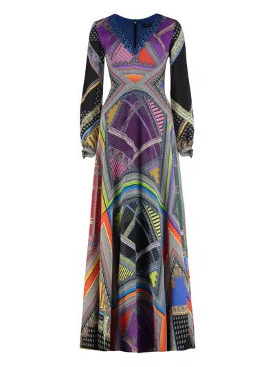 ETRO SILK MAXI DRESS