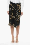 Etro Silk Maxi Skirt With Bow Detail