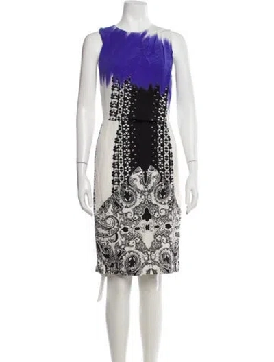 Pre-owned Etro Silk Midi Length Dress In Multi