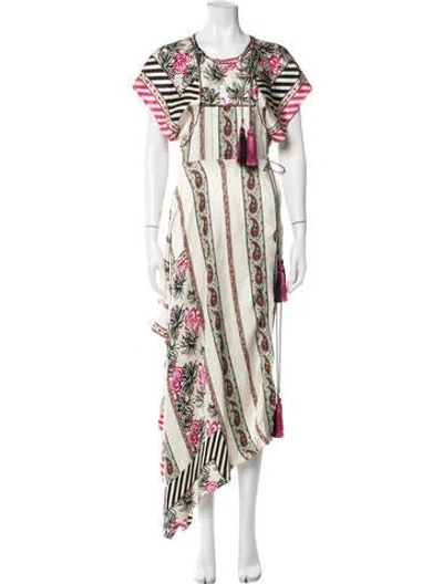 Pre-owned Etro Silk Midi Length Dress In Pink