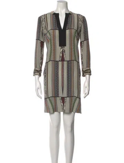 Pre-owned Etro Silk Mini Dress In Multi
