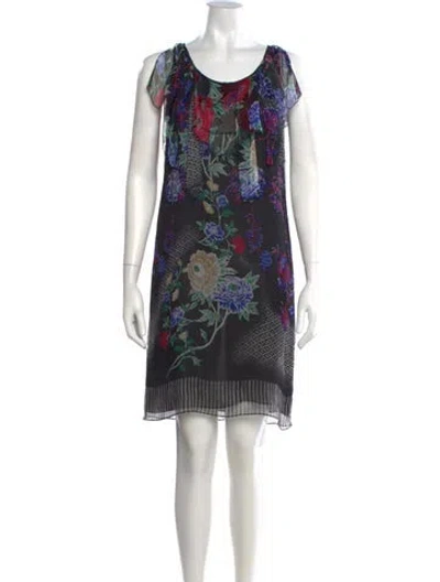 Pre-owned Etro Silk Mini Dress In Multi