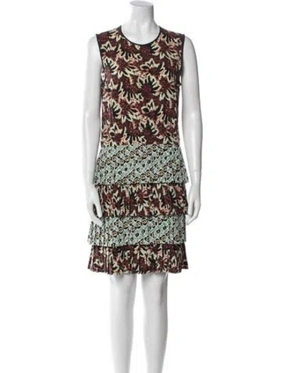 Pre-owned Etro Silk Mini Dress In Multicolor
