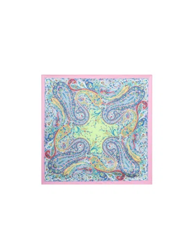Etro Silk Paisley Pocket Square In Multi