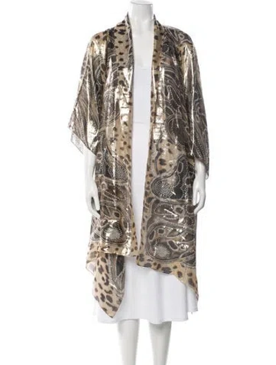 Pre-owned Etro Silk Paisley Print Jacket