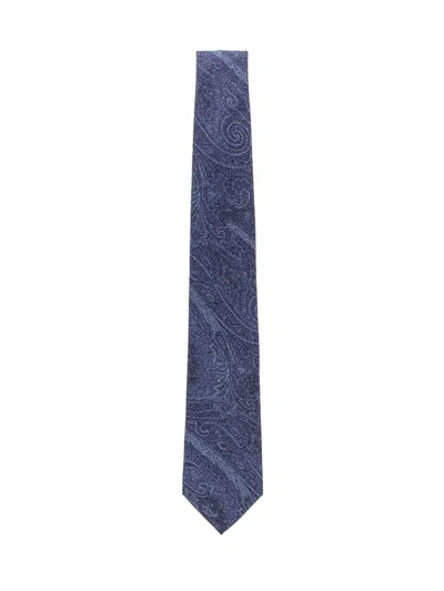 Etro Silk Paisley Tie In Multi