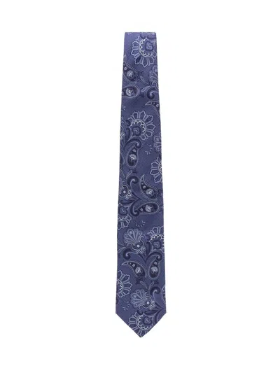 Etro Silk Paisley Tie In Multi