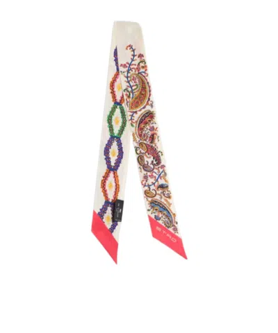 Etro Silk Paisleyina With Floral Paisley And Medallion Motif In Multi