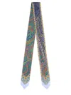Etro Paisley Pattern Silk Maxi Scarf In Multicolour