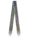 Etro Paisley Pattern Silk Maxi Scarf In Multicolour