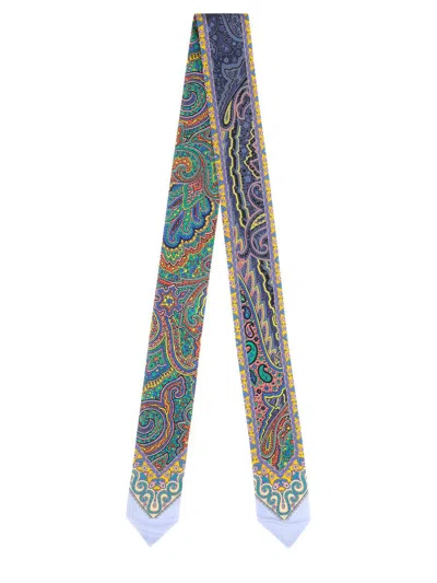 Etro Silk Paisleyna Maxi In Multicolour