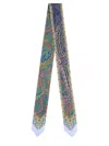 Etro Paisley Pattern Silk Maxi Scarf In Multicolour