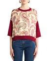 Etro Paisley-print T-shirt In Red