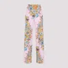 Etro Floral High-rise Silk Wide-leg Pants