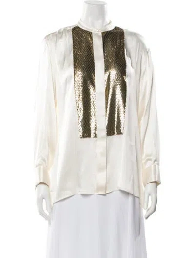Pre-owned Etro Silk Patterned Blouse