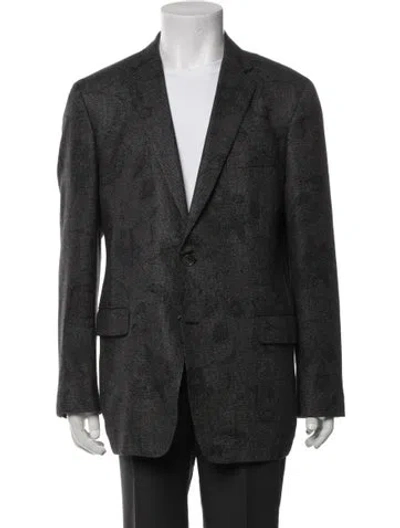 Pre-owned Etro Silk Patterned Jacket In Multi