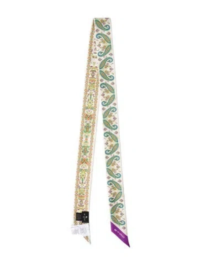 Pre-owned Etro Silk Printed Bandeau W/ Tags In Neutral