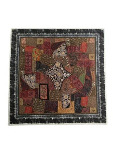 Pre-owned Etro Silk Printed Scarf In Multi